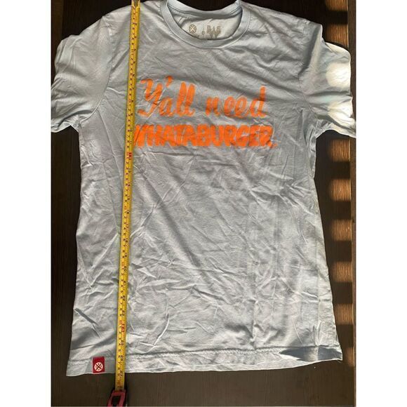 Texas Y’all Need Whataburger Baby Blue Tshirt Size Medium NWOT - Picture 8 of 8